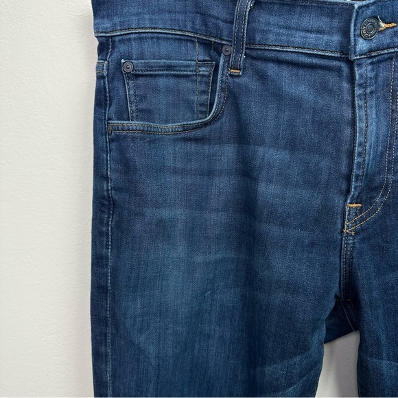 7fam The Straight Lux Performance Dark Wash Jeans Size 36 - Picture 5 of 8